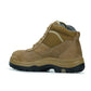 ROCKROOSTER Cortez Brown 6 Inch Steel Toe Leather Work Boots AK250