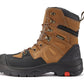 ROCKROOSTER Woodland Men's 8 inch Brown Work Boots, Composite Toe,