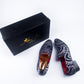 Premium Blue and White Loafers for men designer slip on casual / dress
