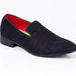 Premium Black Loafers for men designer slip on casual / dress shoes –