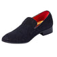 Premium Black Loafers for men designer slip on casual / dress shoes –