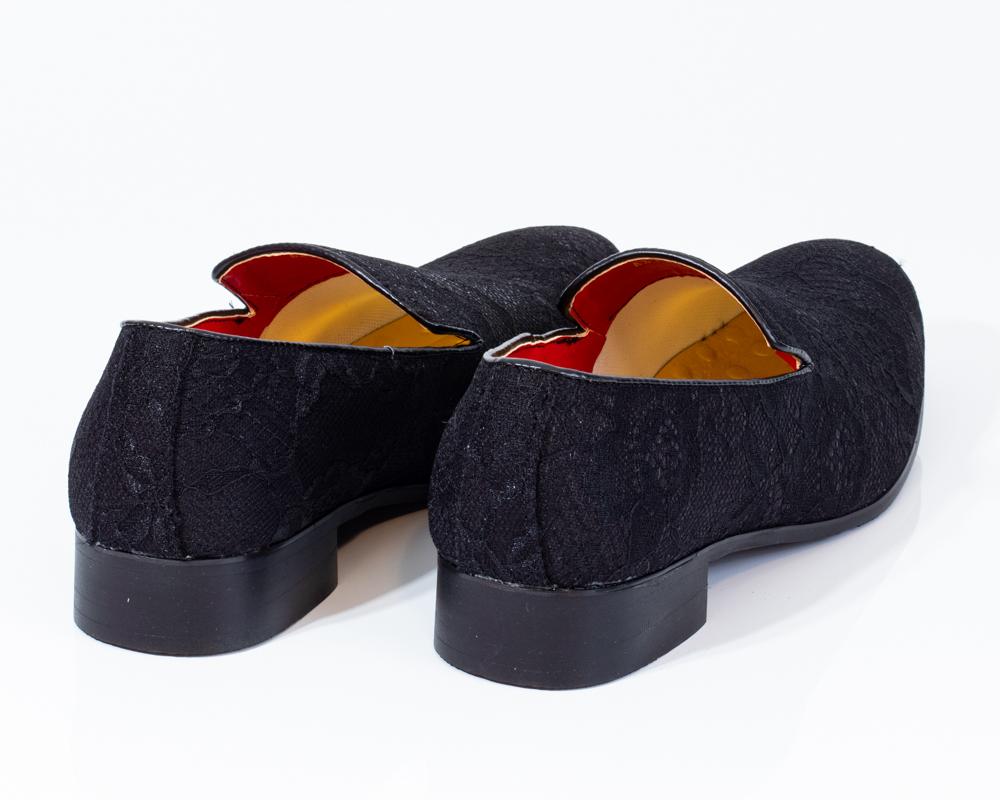 Premium Black Loafers for men designer slip on casual / dress shoes –