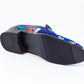 Premium Blue Multicolor Floral Loafers for men designer slip on casual