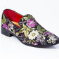 Premium Black Multicolor Loafers for men designer slip on casual /