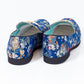 Premium Blue Golden Multicolor Loafers for men designer slip on casual