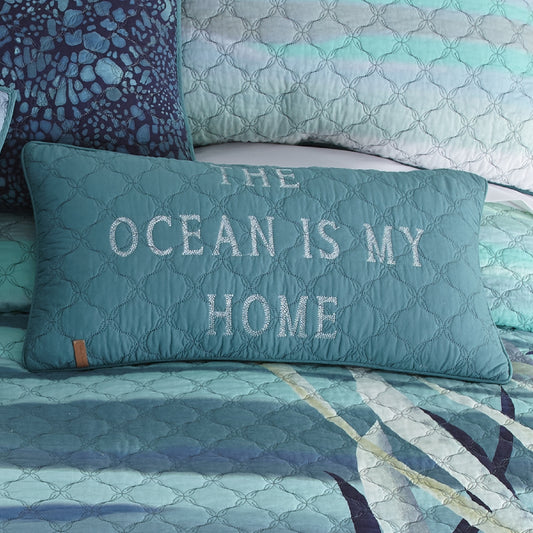 American Heritage Textiles 87017 11 x 22 in. Summer Surf Rectangle Dec