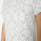 Women's Flower Embossed Shift Dress