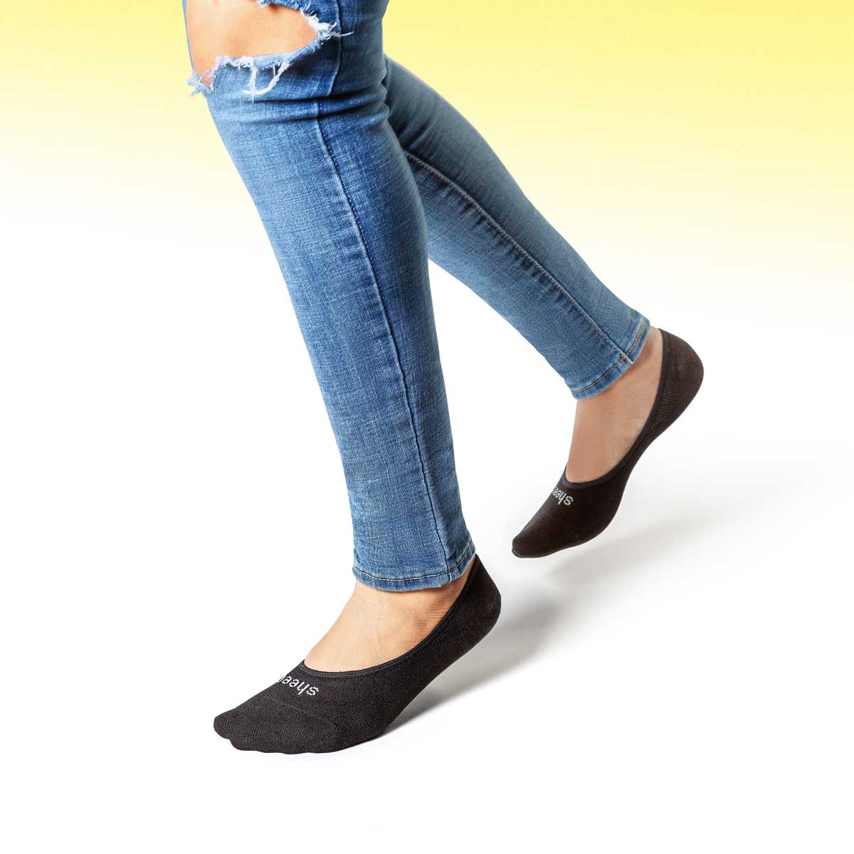 Active Extra Low-cut No Show Socks | BLACK