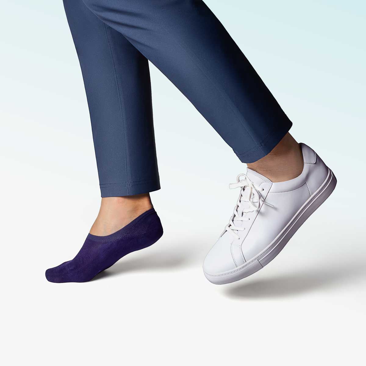 Active Mid-cut No Show Socks | INDIGO NAVY