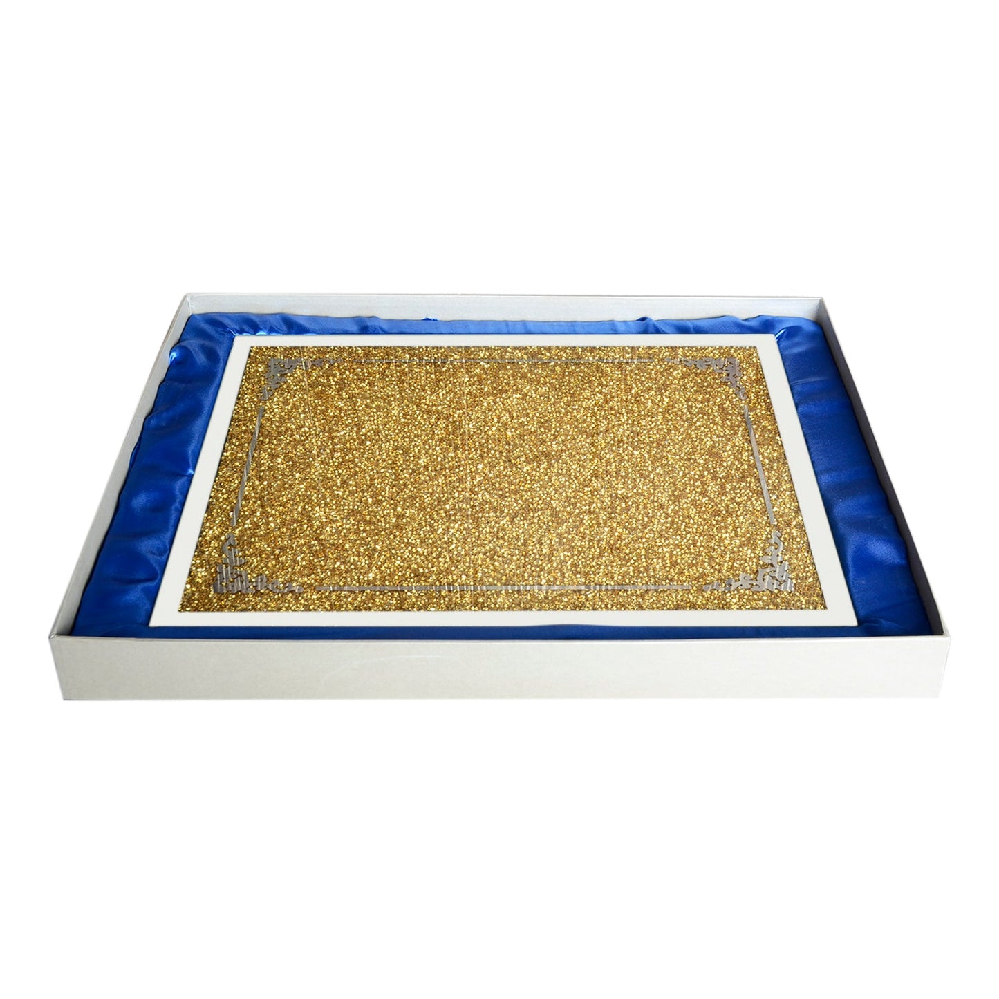 Gold Crushed Diamond Chopping Board in Gift Box