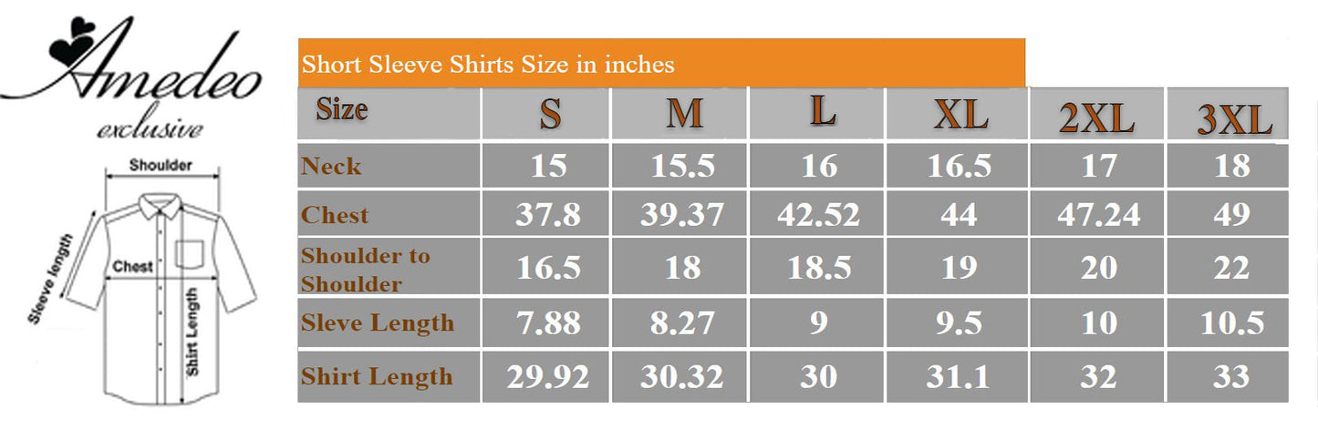 Light Blue Black Checkered Mens Short Sleeve Button up Shirts -