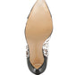 Candace Clear Patent Faux Leather Detail Pumps