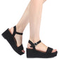 Ankle Strap Wedge Sandals