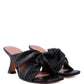 Battle Ex Corss Pleated Strap Slip On Sandals