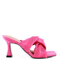 Battle Ex Corss Pleated Strap Slip On Sandals