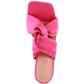 Battle Ex Corss Pleated Strap Slip On Sandals