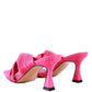 Battle Ex Corss Pleated Strap Slip On Sandals