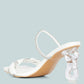 Big Plan Diamante Detail Mid Heel Sandals