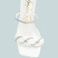 Big Plan Diamante Detail Mid Heel Sandals