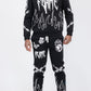 Chenille Flame Sweat Suit