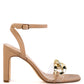 Bottom Kiss Chain Strap Italian Block Heel Sandals