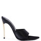 Bottoms Up Strappy Slip On Stiletto Heels