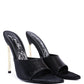 Bottoms Up Strappy Slip On Stiletto Heels