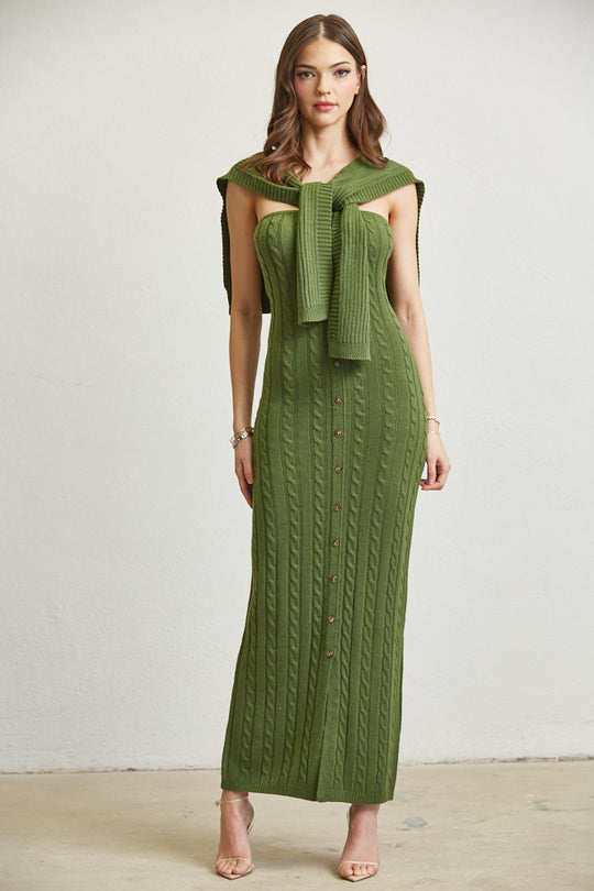 Sleeveless Knit Dress & Maxi Sweater Dress from Rose Paulino