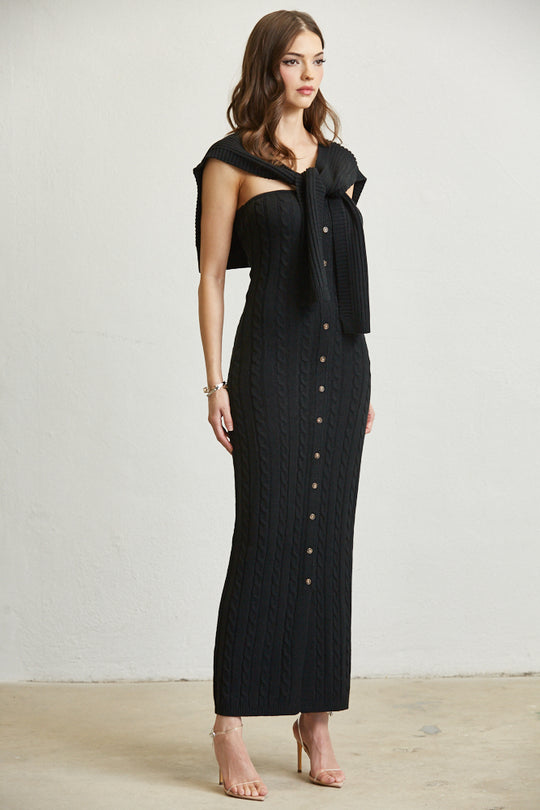 Sleeveless Knit Dress & Maxi Sweater Dress from Rose Paulino