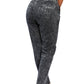 Bow Together Washed Denim Pants