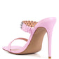 Bandy Stieletto Heel Metal Stud Sandals