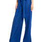 Belted Tie Wide Leg Pants