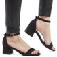 Ecrin Suede Block Heel Sandals