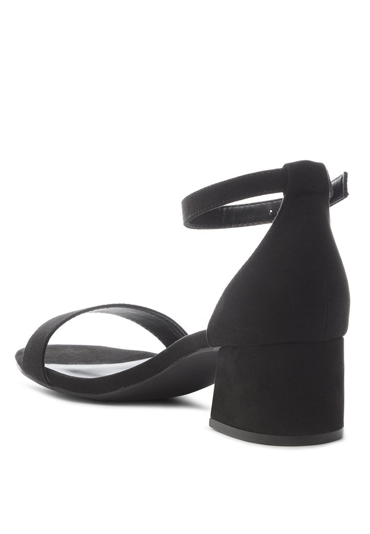 Ecrin Suede Block Heel Sandals