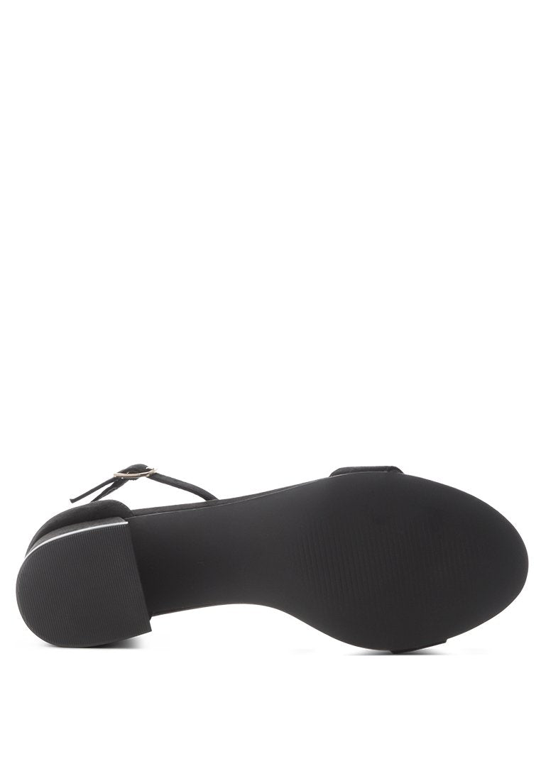 Ecrin Suede Block Heel Sandals