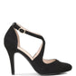 Close Toe Cross Strap Heel Sandals