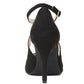 Close Toe Cross Strap Heel Sandals