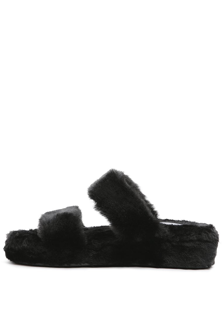Smoothie Fur Slip-On Flats
