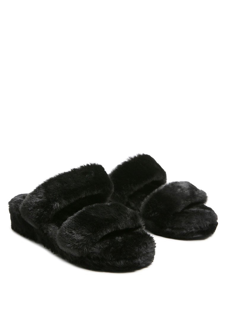 Smoothie Fur Slip-On Flats