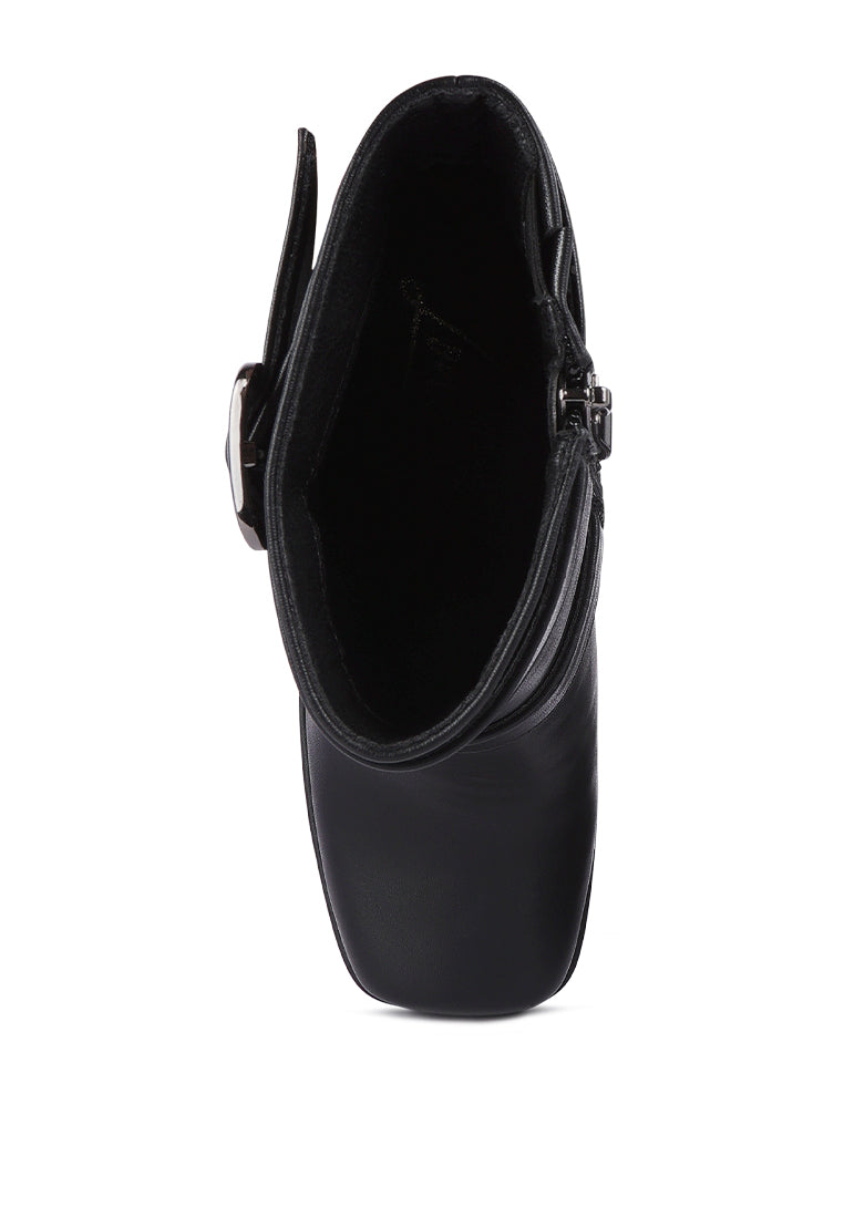 Hot Cocoa High Platform Ankle Boots