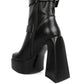 Hot Cocoa High Platform Ankle Boots