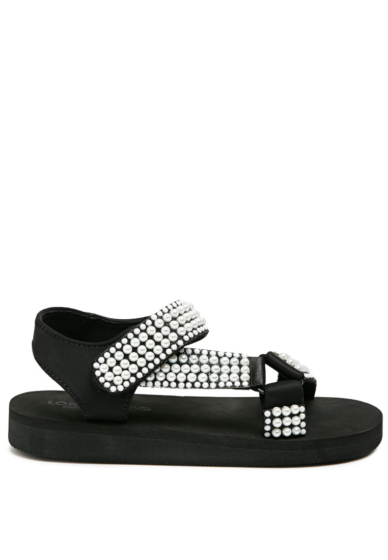 Floater Sandals In Black