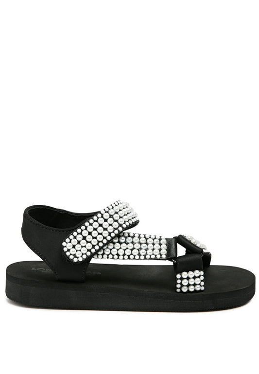 Floater Sandals In Black
