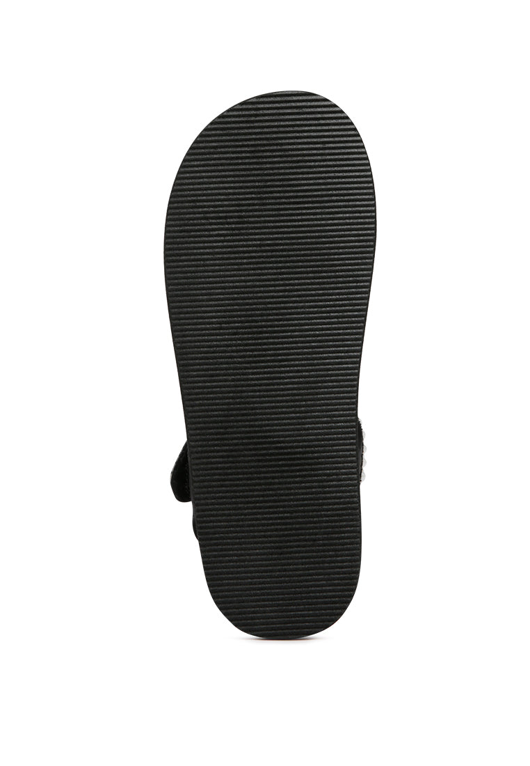 Floater Sandals In Black