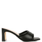 Celine Quilted Italian Block Heel Sandals