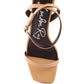 Mooncut Ankle Strap Block Heel Sandals