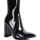 Pluto Block Heel Stiletto Ankle Boot