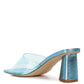 Eugnie Clear Straps Block Heel Sandals