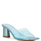 Eugnie Clear Straps Block Heel Sandals
