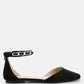Buqisi Chain Embellished Flat Sandals